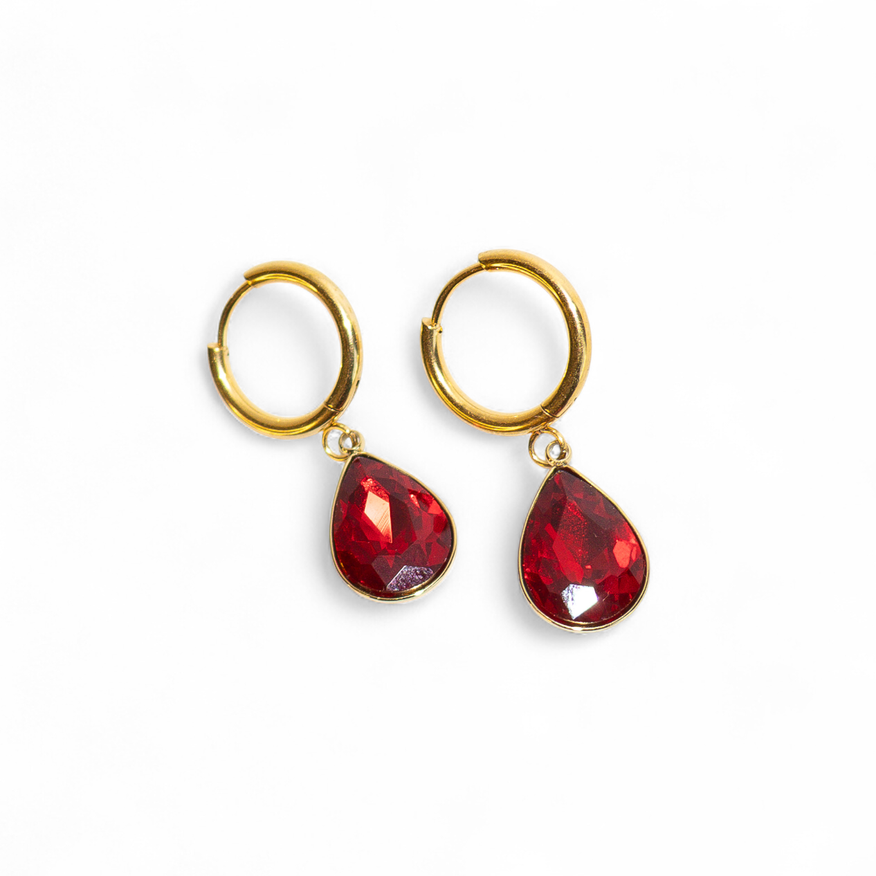 Boucles d'oreilles Elixir rubis